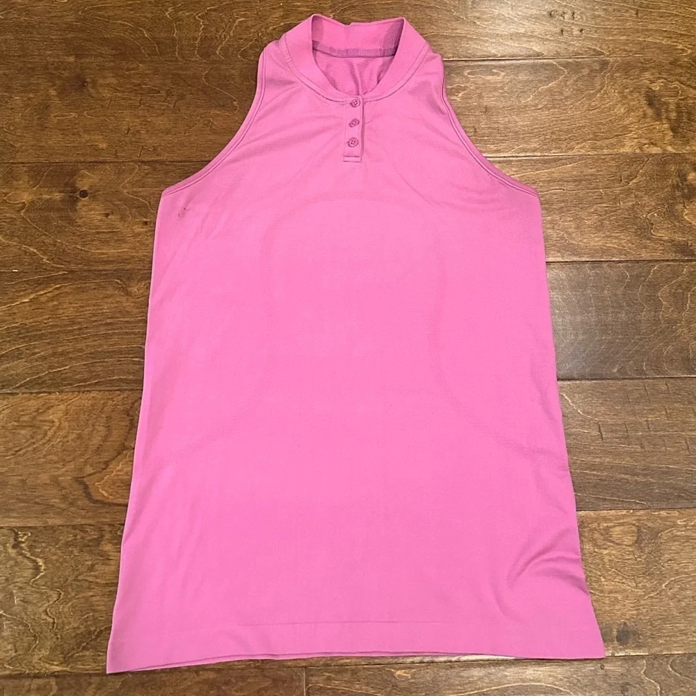 Lululemon Swiftly Speed Sleeveless Henley Hyacinth / Hyacinth Size 8 - Picture 3 of 15